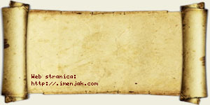 Miljana Beslać vizit kartica